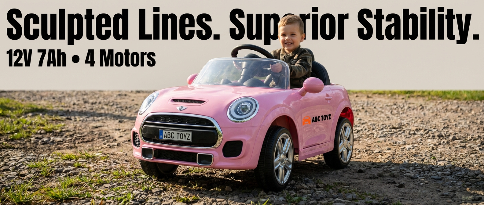 ABC Toyz Premium Pink MINI Cooper Feature Detail