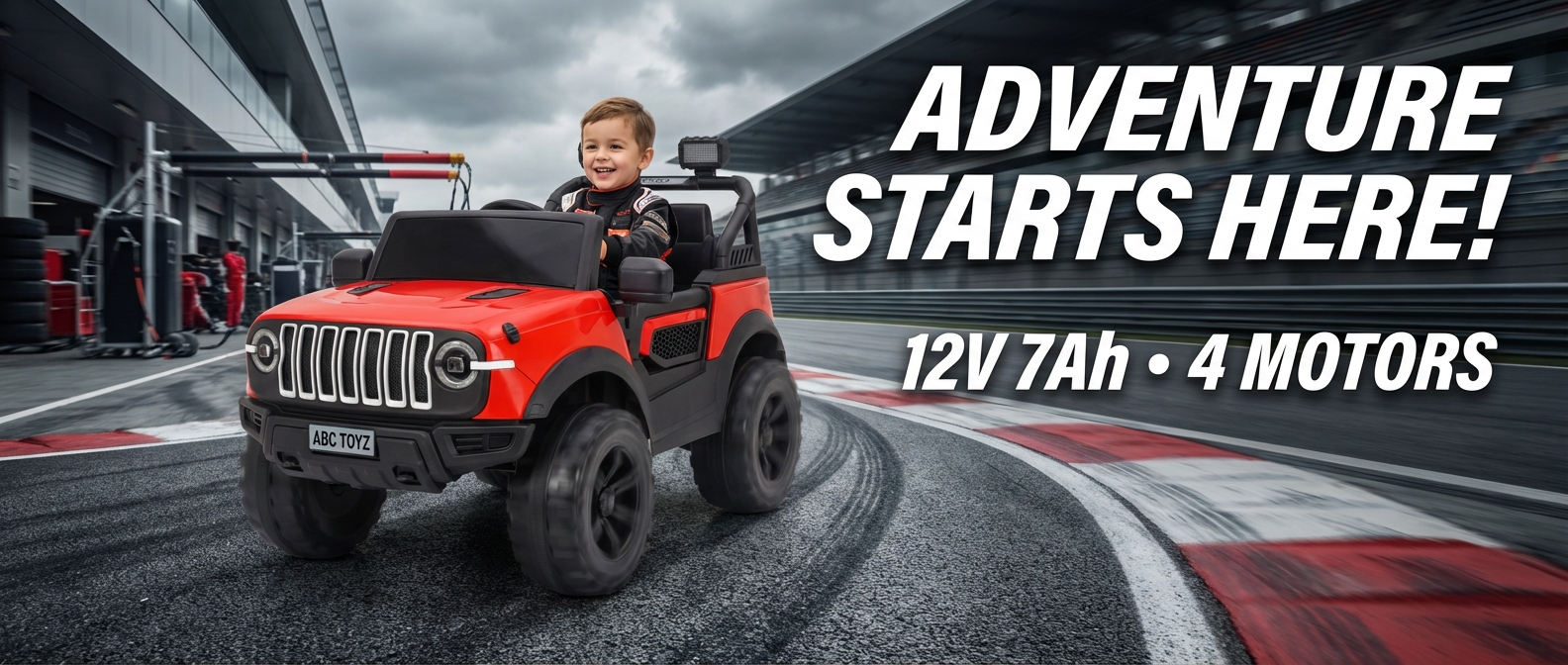 ABC Toyz Premium Big Wheeler on a rocky path