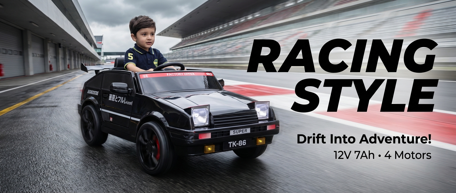 ABC Toyz Premium TK-86 Ride-On Car