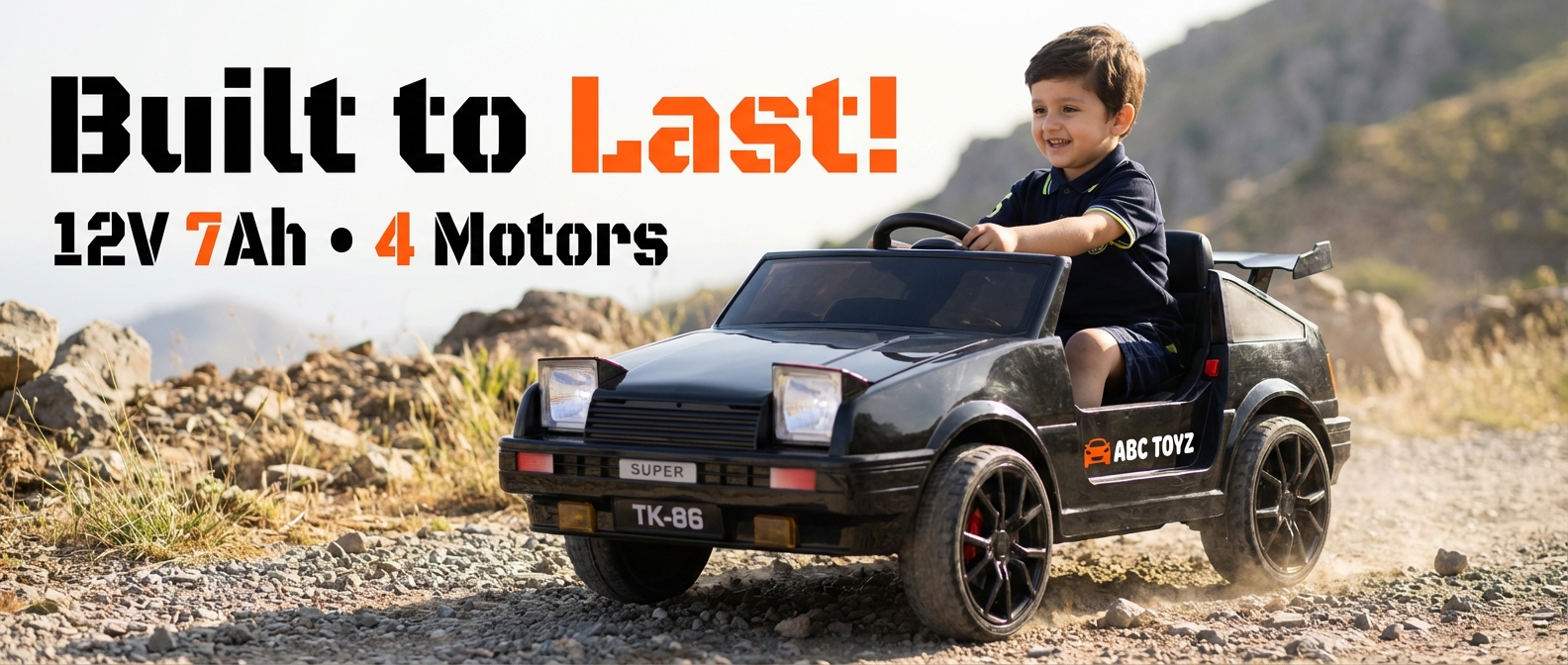 ABC Toyz Premium TK-86 Ride-On Car - Interior