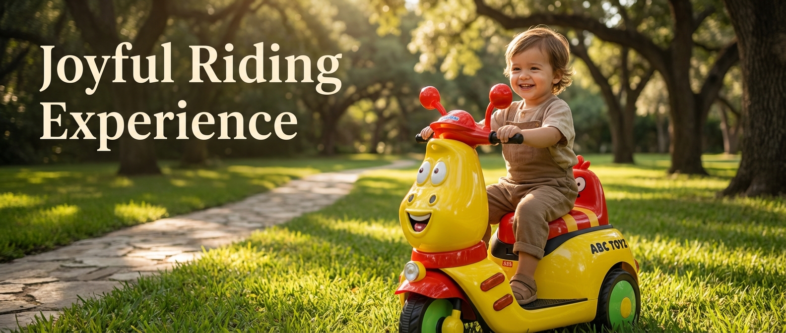 ABC Toyz Cartoon Character Electric Scooter Features