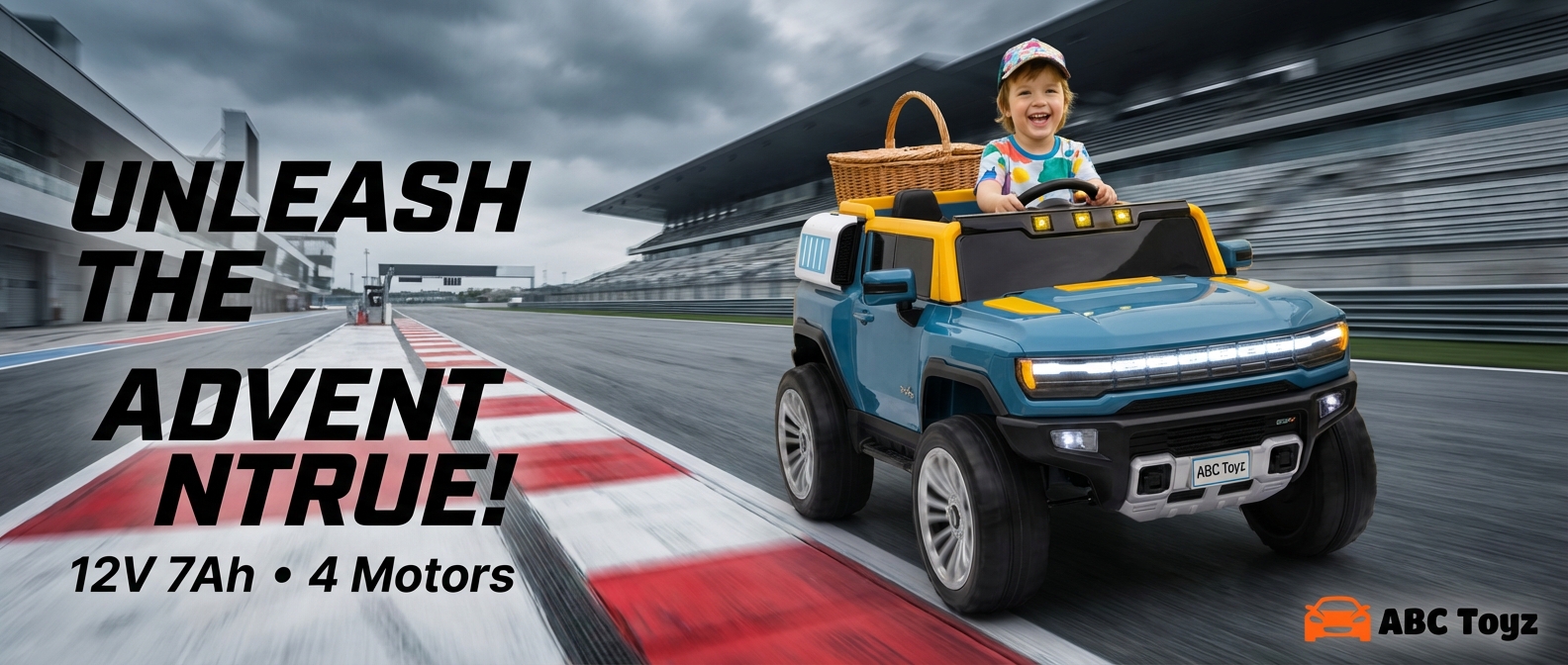 ABC Toyz Hummer EV Style Ride-On Jeep